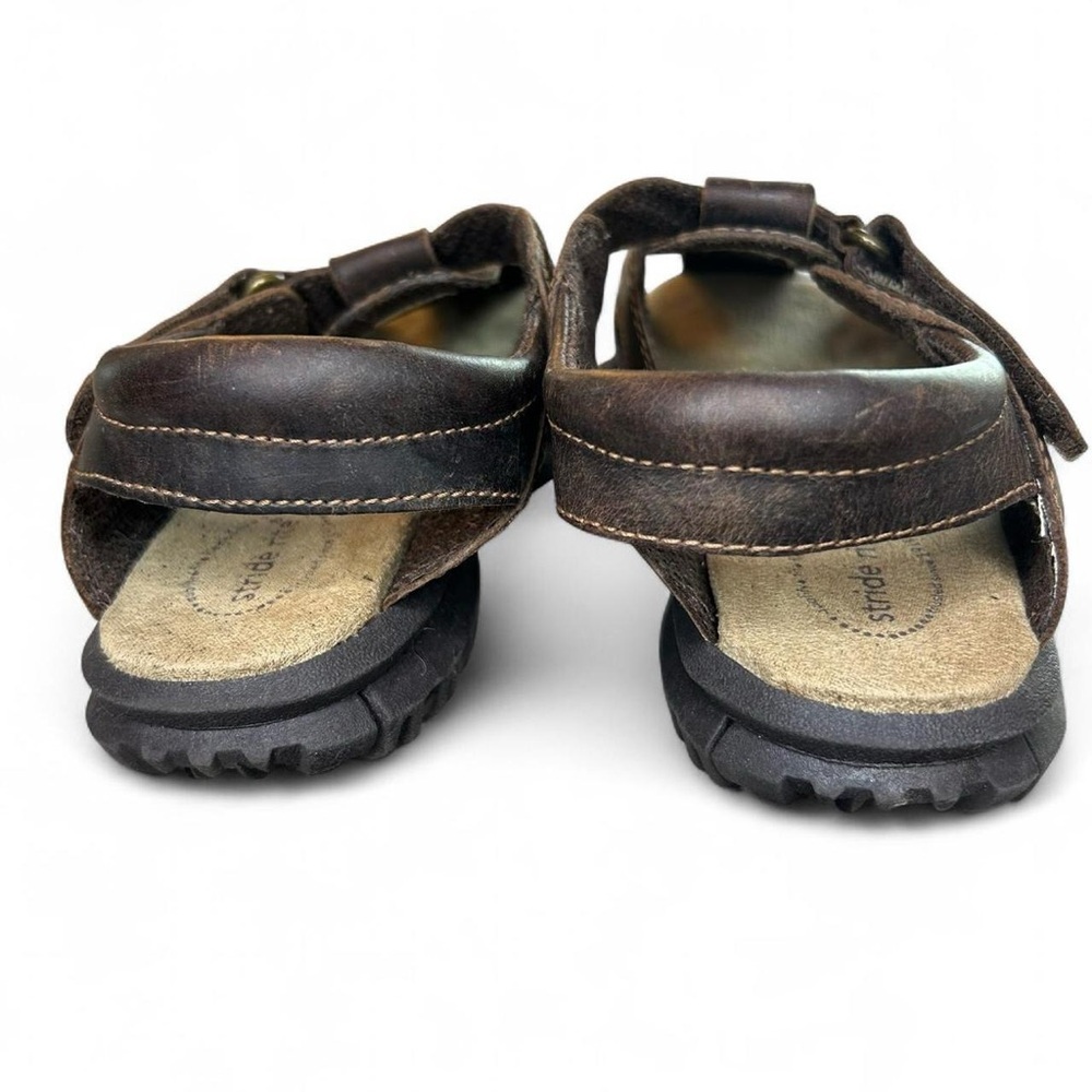 Stride Rite Boys’ Leather Angler Sandals – Size 1W 🤎 - Picture 4 of 8